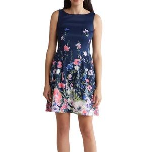 Brand new never worn Vince Camuto Navy Scuba dress